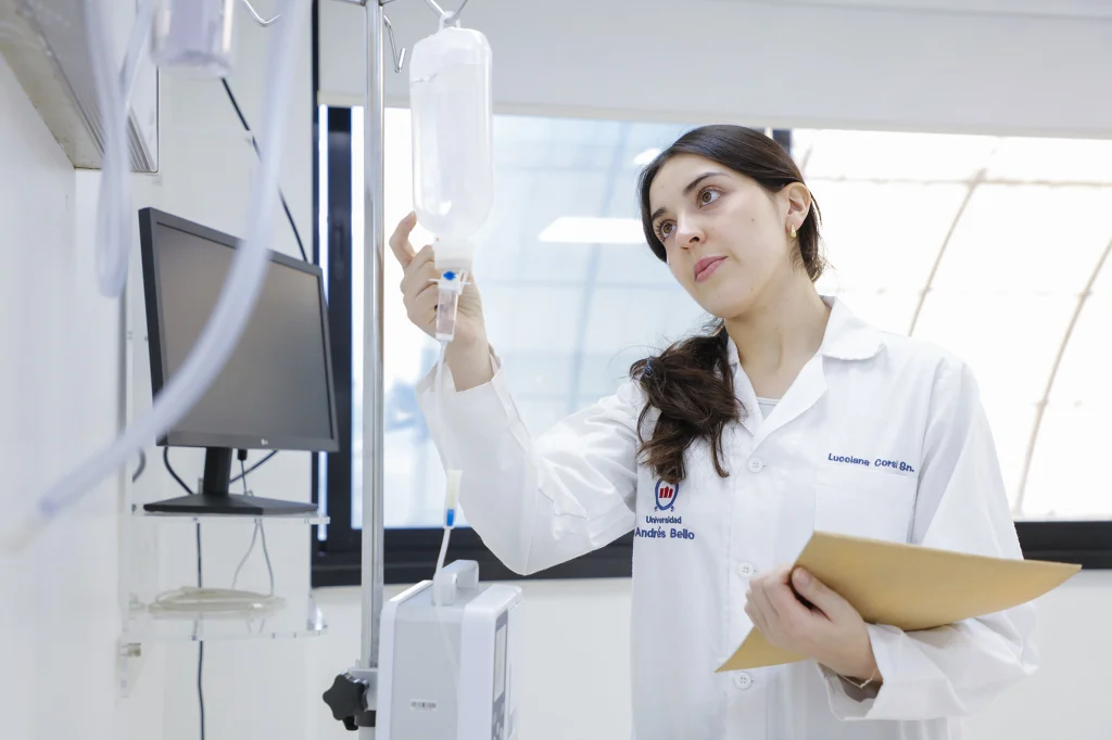 imagen de estudiante del área de la salud